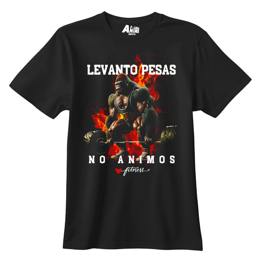 Polera Gym - Levanto Pesas No Animos