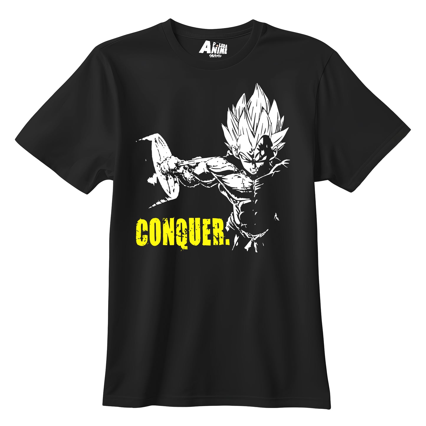Polera Gym - Vegeta Conquer