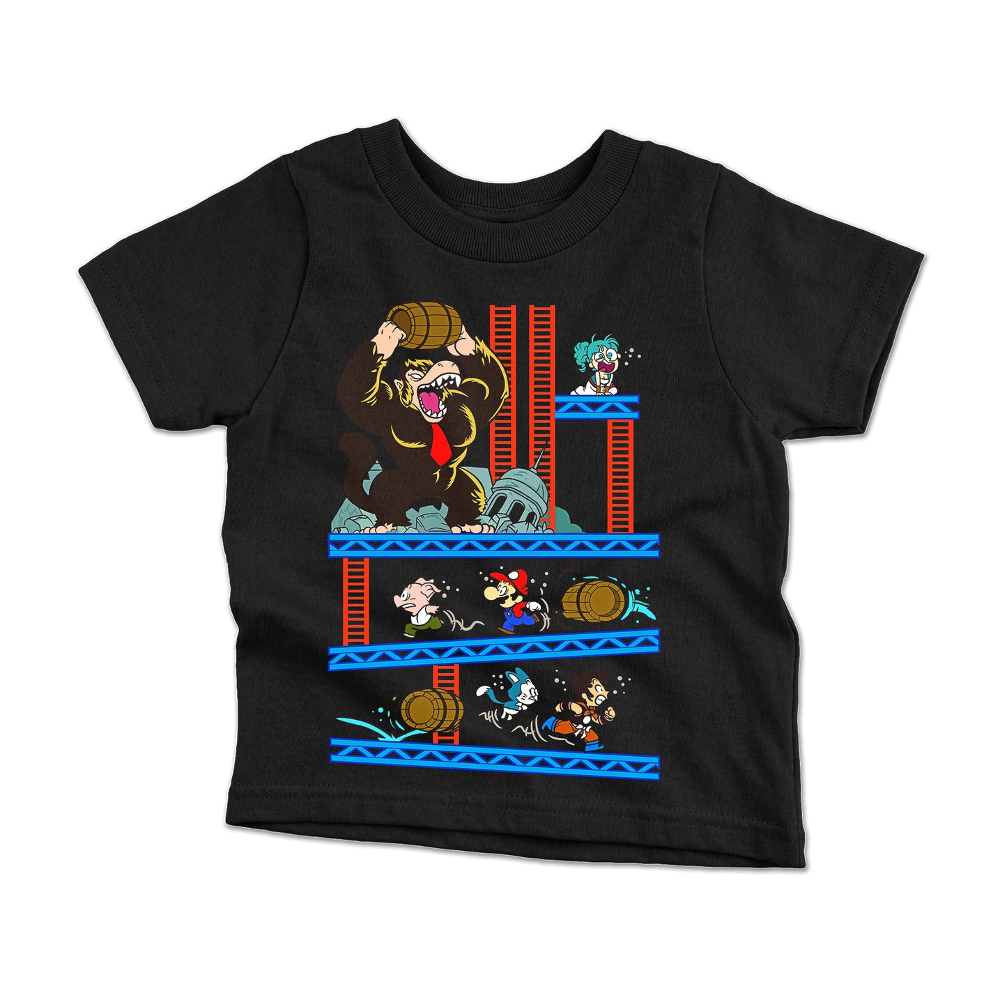 Polera Niños - Mario X Dragon Ball