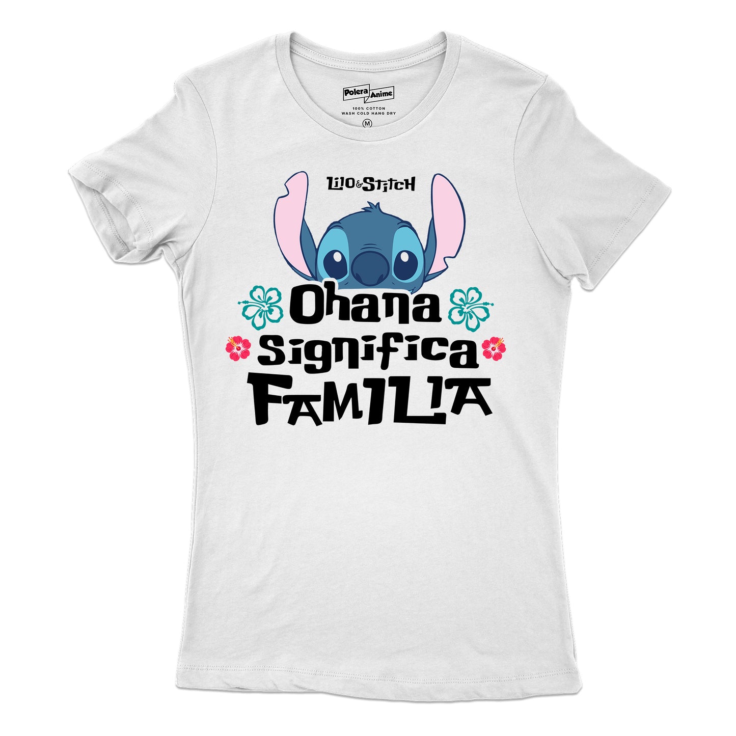 Polera Mujer - ohana Significa Familia
