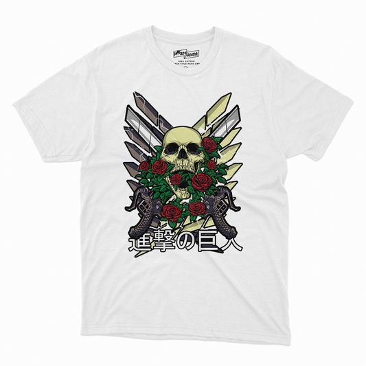 Polera Attack On Titan Calavera