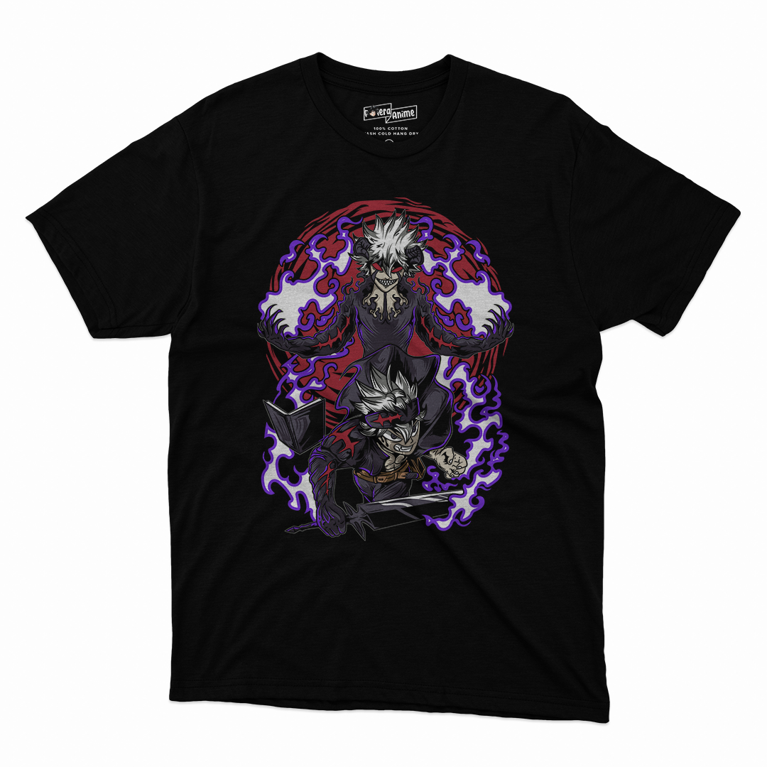 Polera Black Clover Asta Black