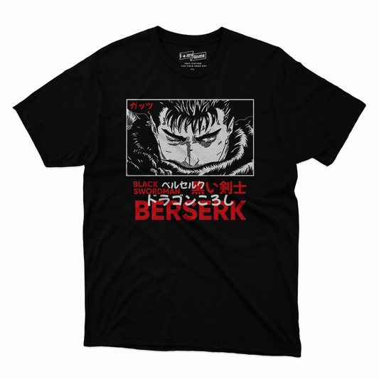 Polera Berserk Black Swordman