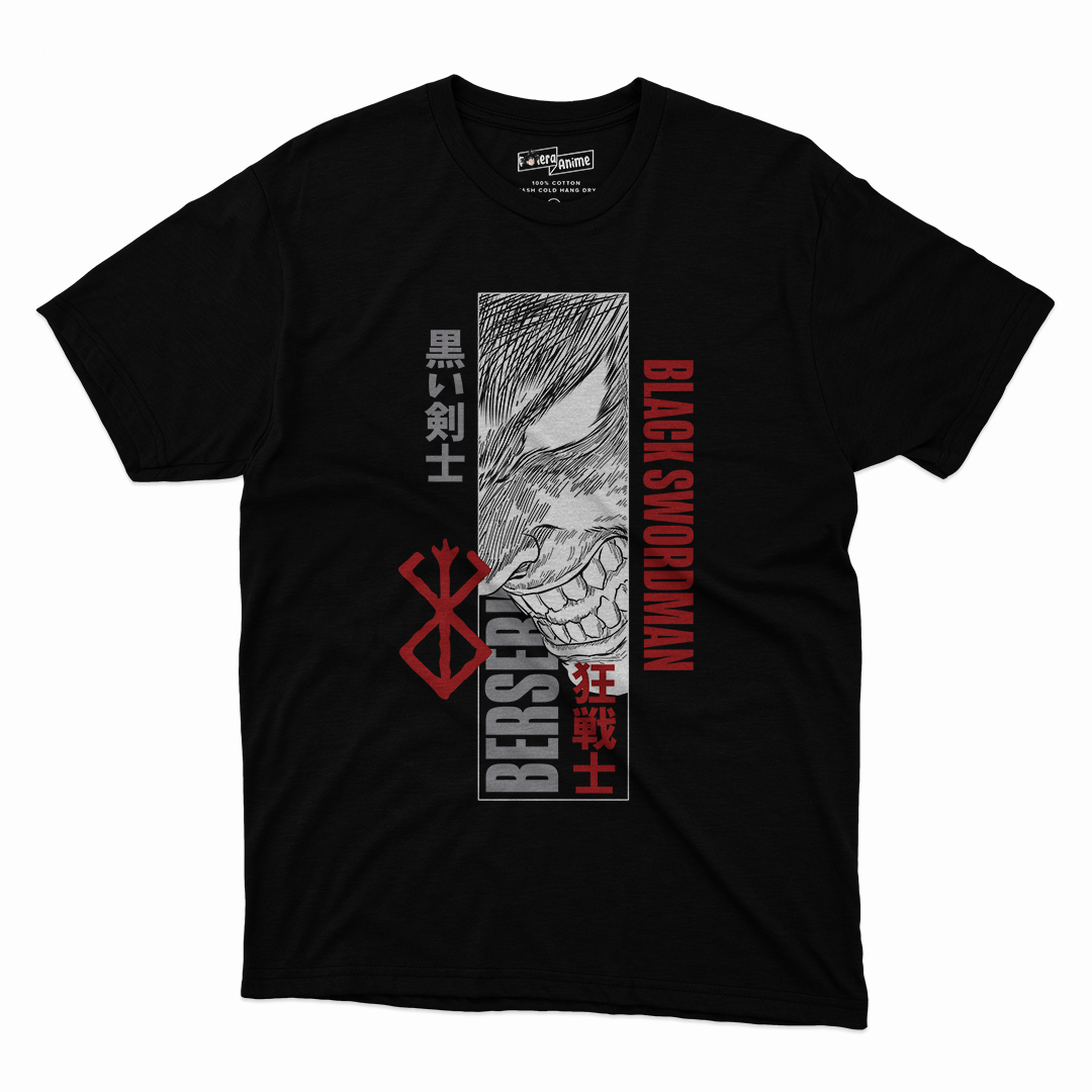 Polera Black Swordman Berserk