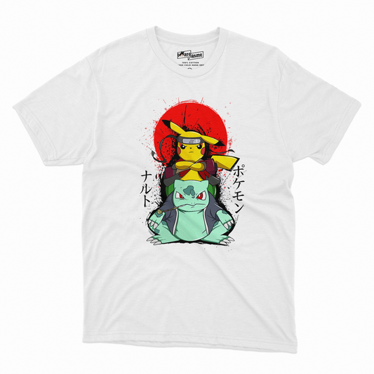 Polera Crosovers - Pokemon x Naruto