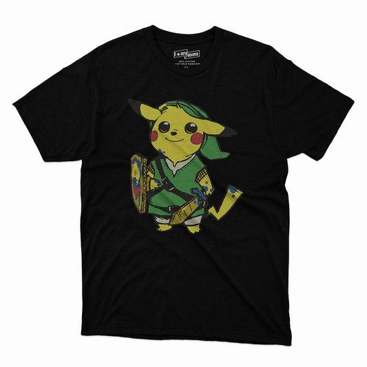 Polera Crosovers - Pikachu Link Zelda