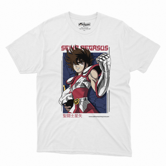Polera Caballeros Del Zodiaco - seiya Pegasus