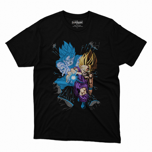 Polera Dragonball - Goku Gohan Kamehameha