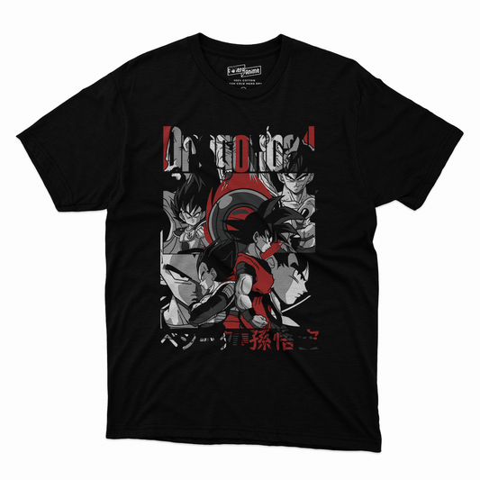 Polera Dragonball - Saiyanos