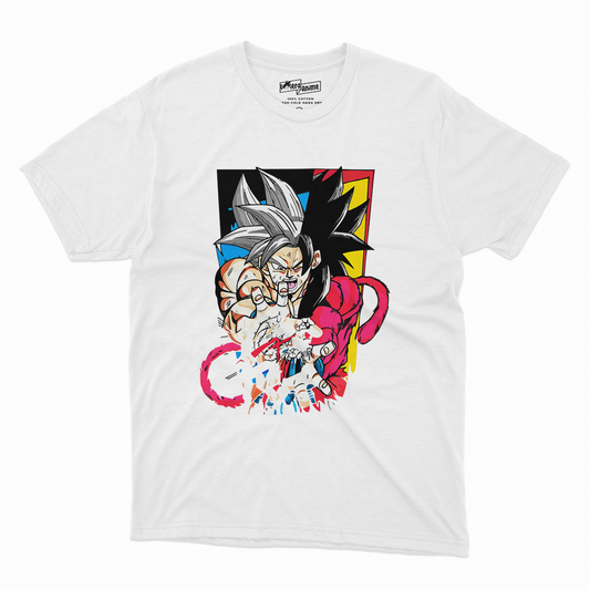 Polera Dragonball - Ultra Instinto x Ssj 4