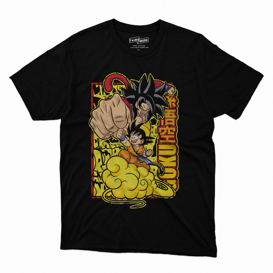 Polera Dragonball - Goku Ssj 4 Goku Niño
