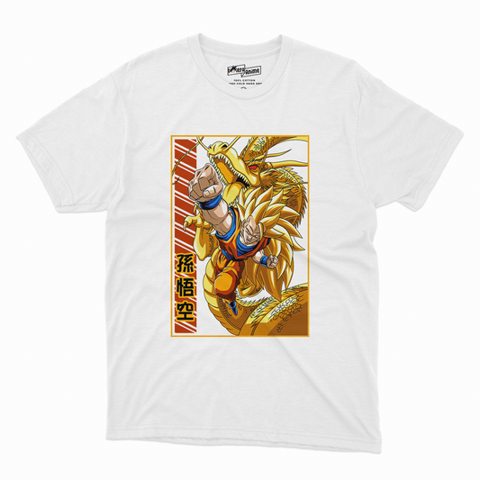 Polera Dragonball - Goku Ssj 3 Puño Del Dragon