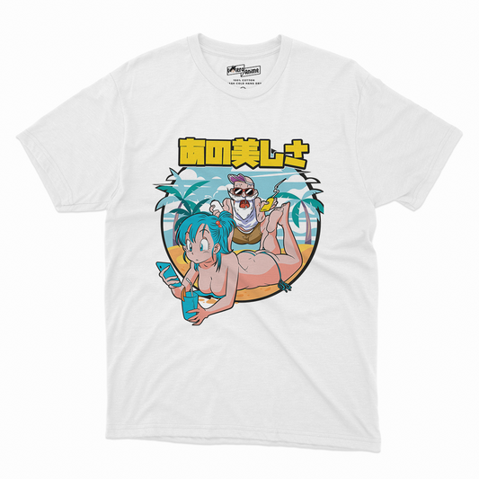 Polera Dragonball - Bluma x Roshi