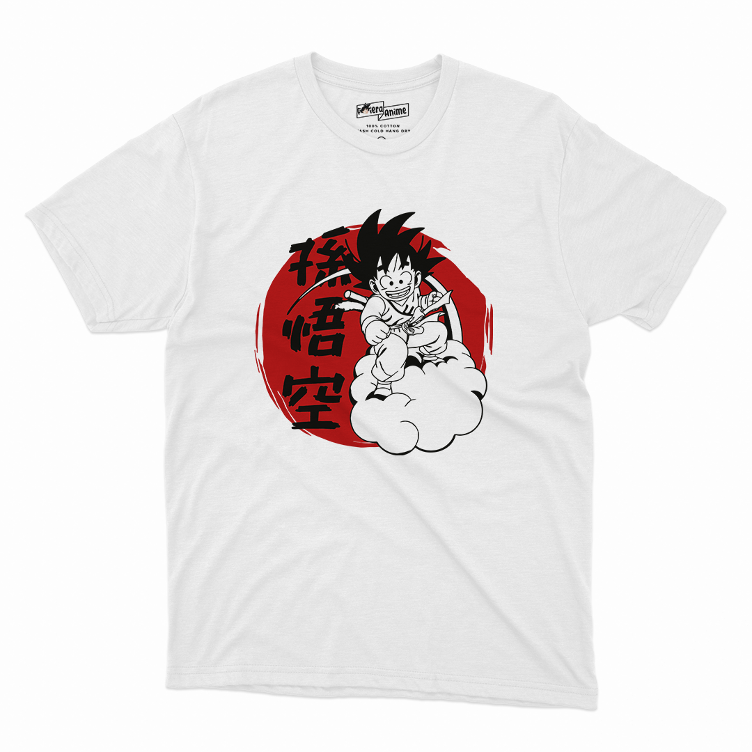 Polera Dragonball - Goku Niño Nube Voladora