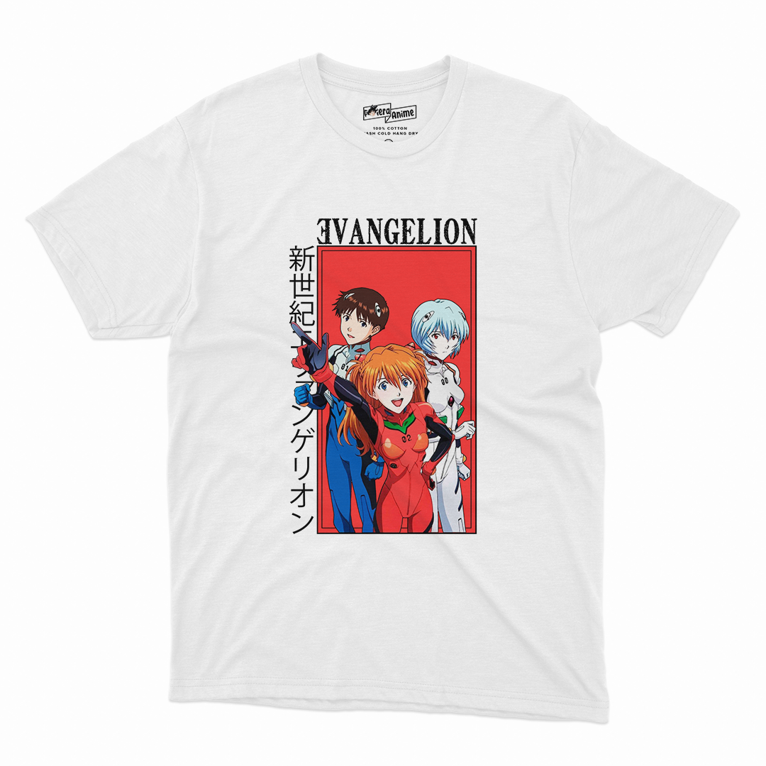 Polera Evangelion - Shinji Asuka Rei