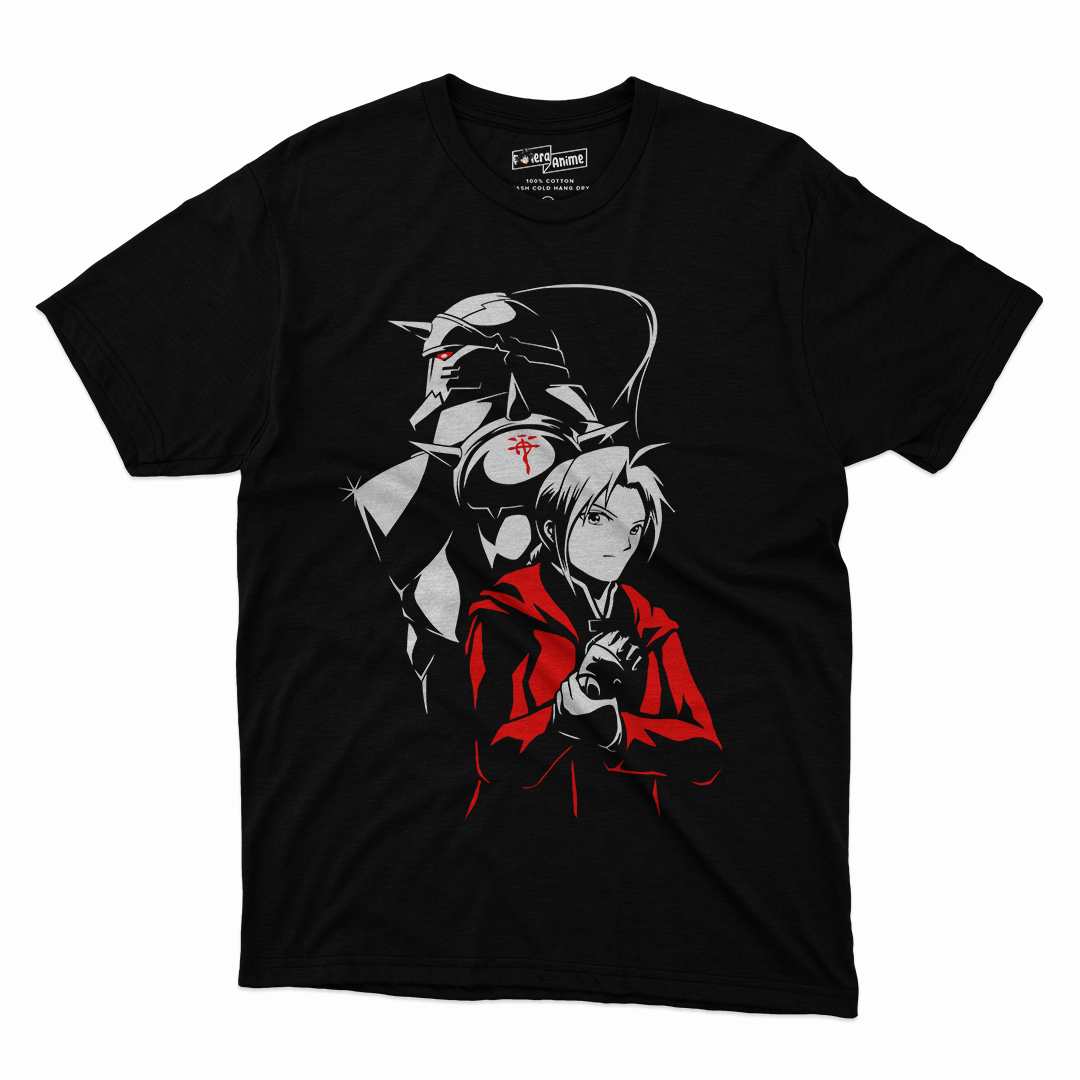 Polera Fullmetal Alchemist - Alphonse Elric y Edward Elric