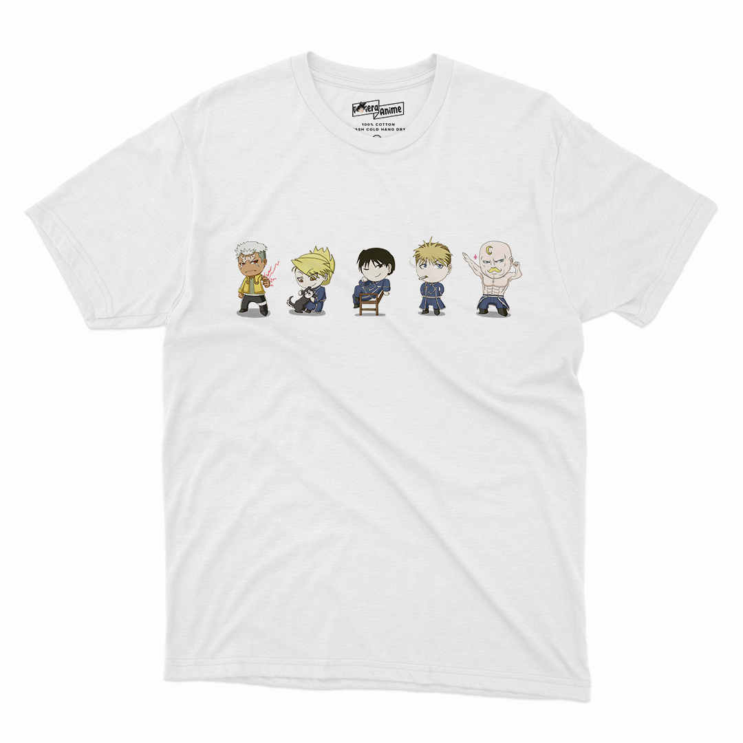 Polera Fullmetal Alchemist - Comando Chibi