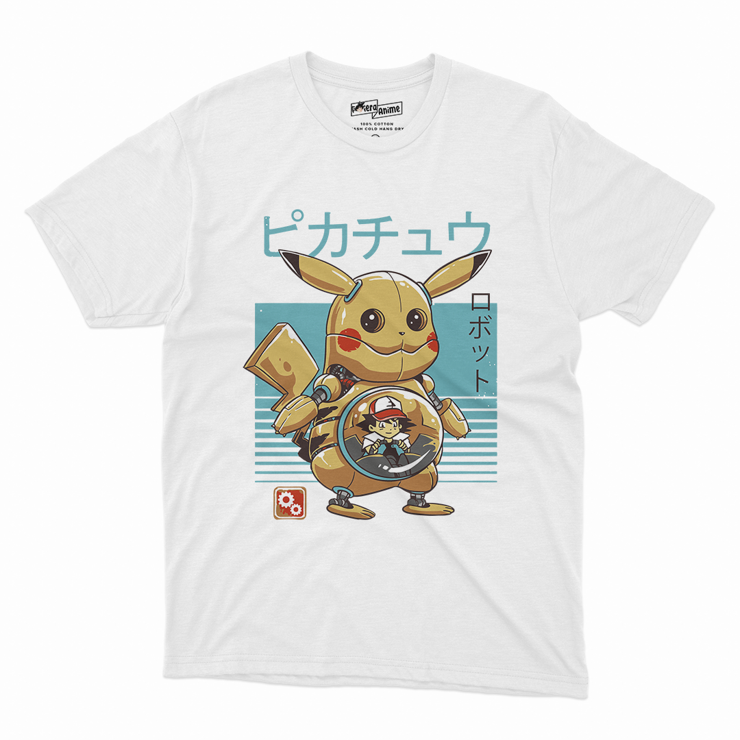 Polera Geek - Pokemon Pikachu Robot