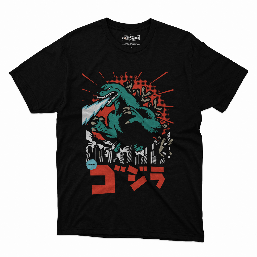 Polera Geek - Godzila Japo