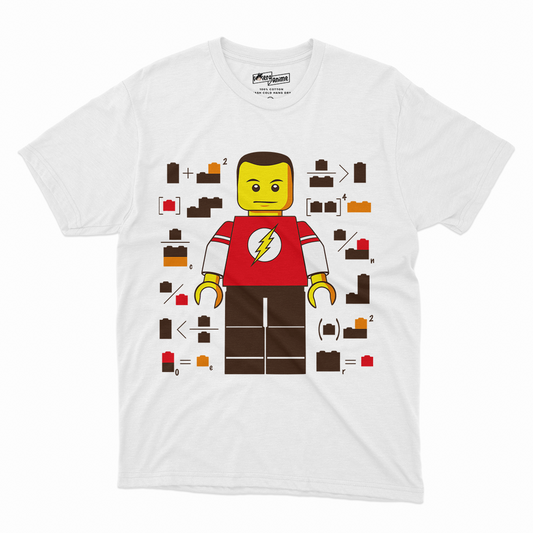 Polera Geek - Sheldon Lego The Big Bang Theory