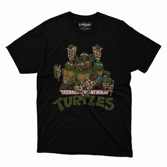 Polera Geek - Tortugas ninja Pizza