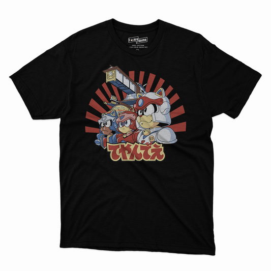 Polera Geek - Samurai Pizza Cats