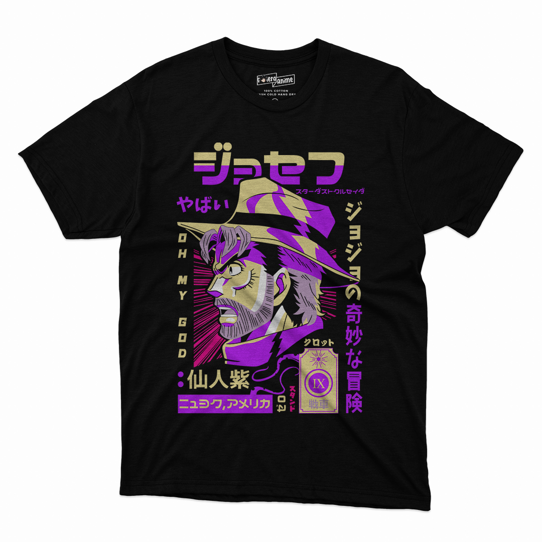 Polera JoJo's Bizarre Adventure - Joseph Joestar