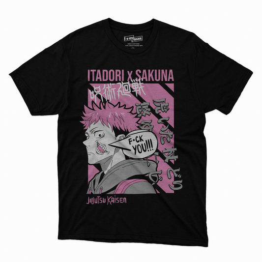 Polera Jujutsu Kaisen - Itadori x Sakuna