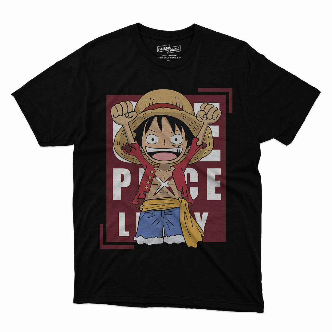 Polera Kawai - Luffy Chibi