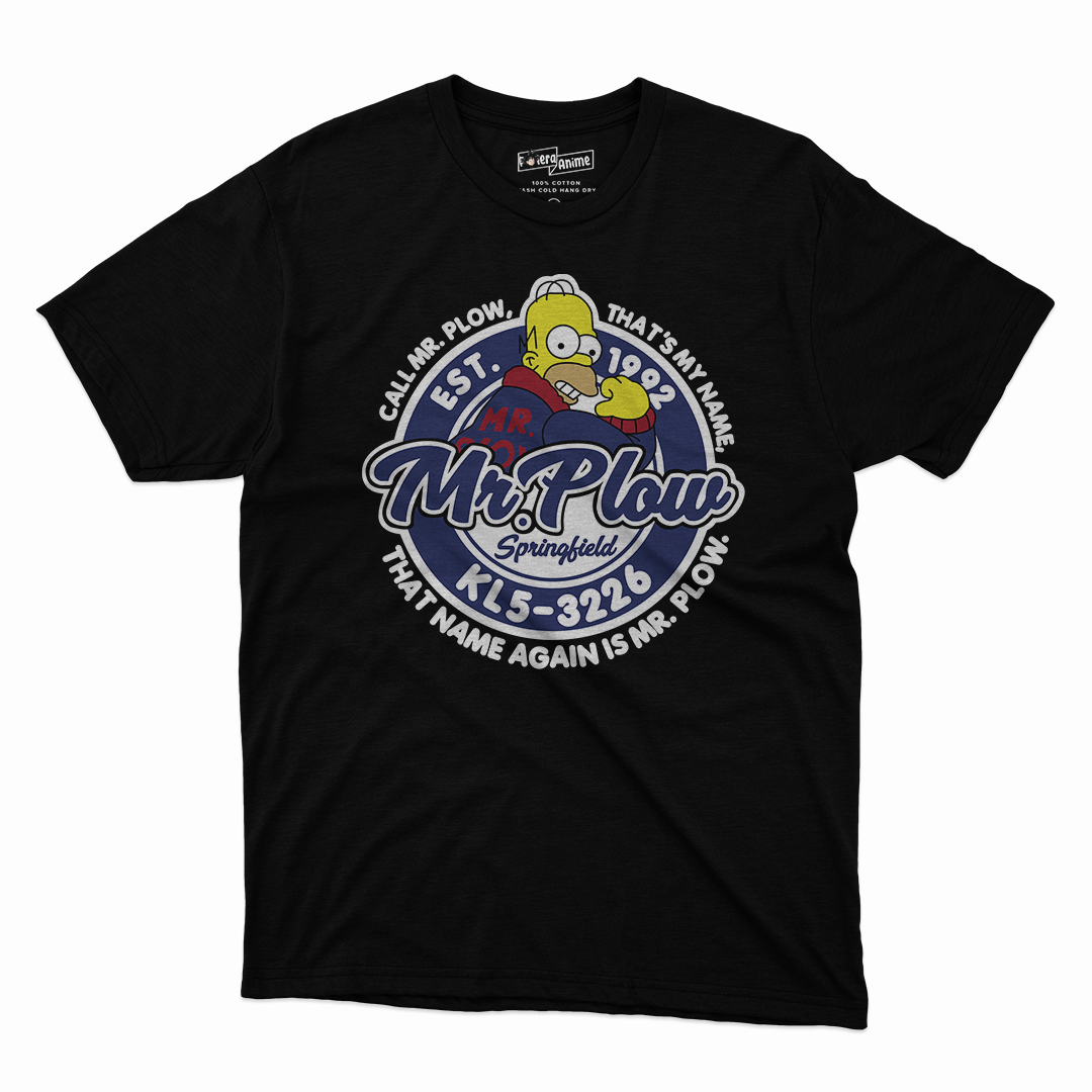Polera Los Simpson - Homero Mr Plow
