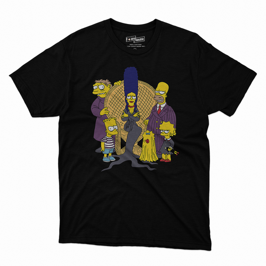 Polera Los Simpson - Los locos Addams