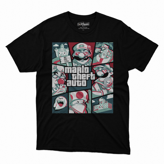 Polera Mario - Mario Theft Auto