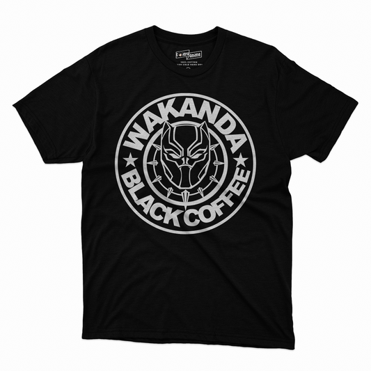 Polera Marvel - Wakanda Black Coffee