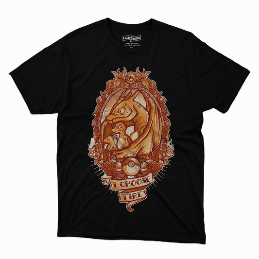 Polera Pokemon -  Evolucion Charmander