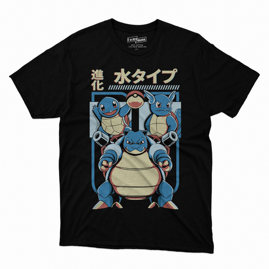 Polera Pokemon - Evolucion Squirtle