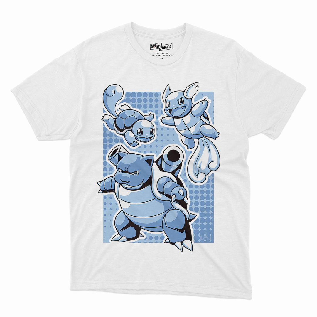 Polera Pokemon - Evolucion Squirtle