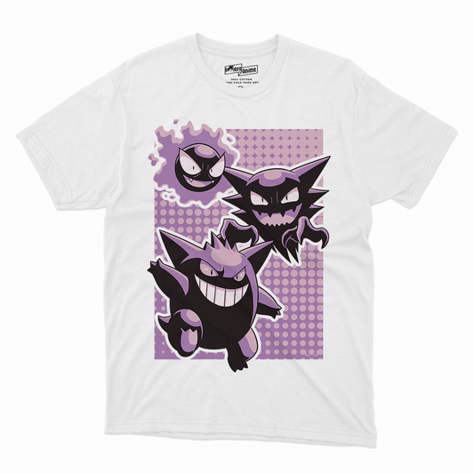 Polera Pokemon - Evolucion Gastly