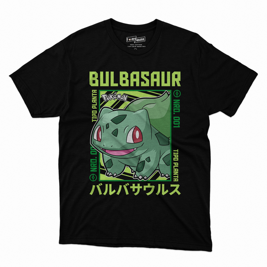 Polera Pokemon - Bulbasaur