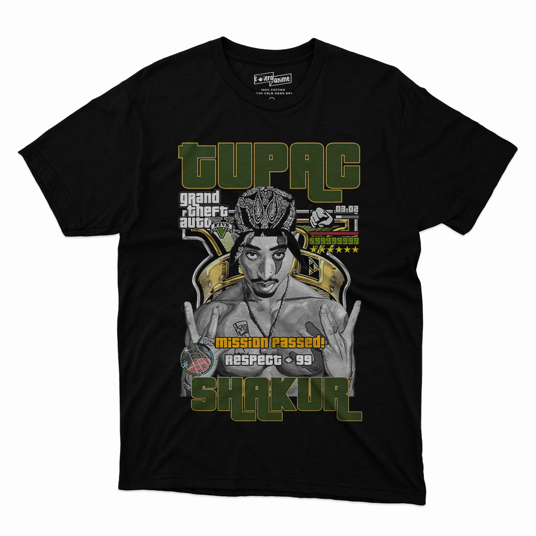 Polera Raperos- Tupac