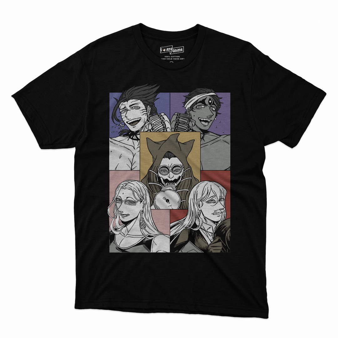 Polera Record Of Ragnarok - Personajaes