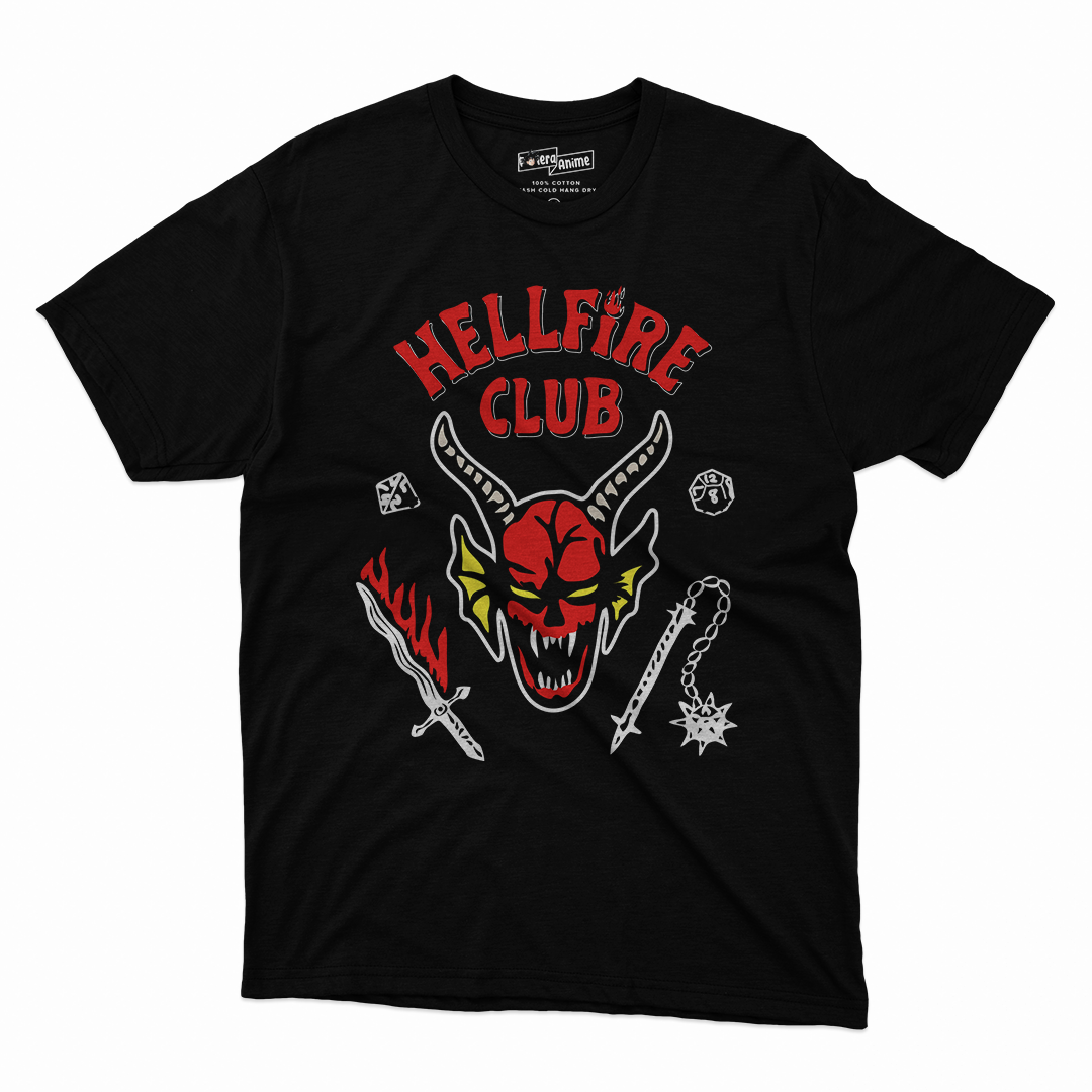 Polera Stranger Things- HellFire Club