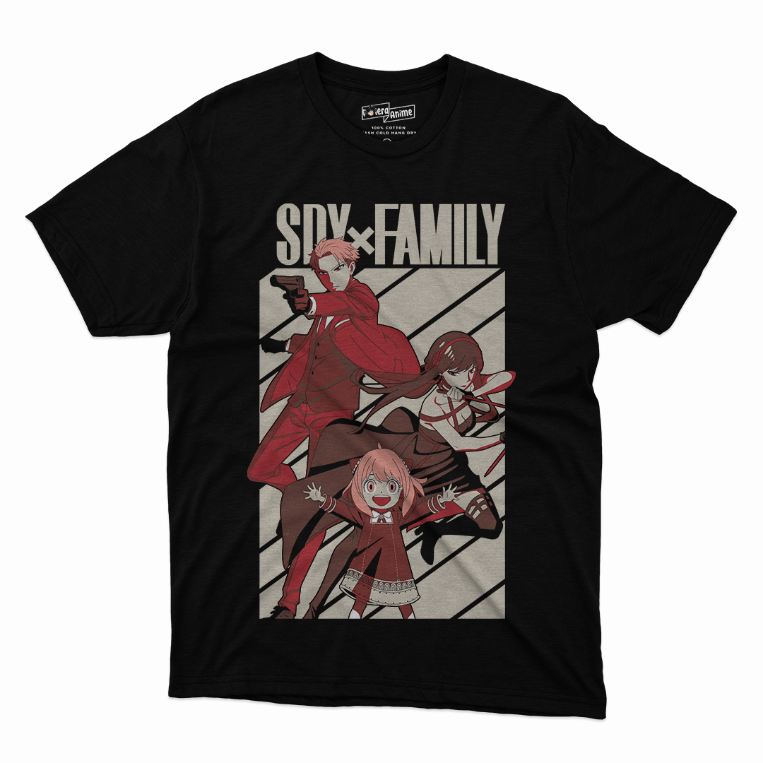 Polera Spy X Family- Anya x Yor x Loid