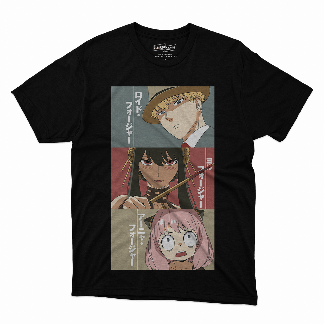Polera Spy X Family- Anya x Loid x Yor