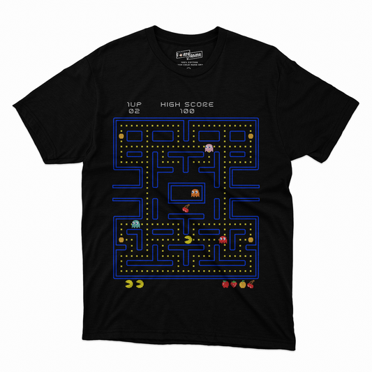 Polera Video  Juegos- Pac-Man