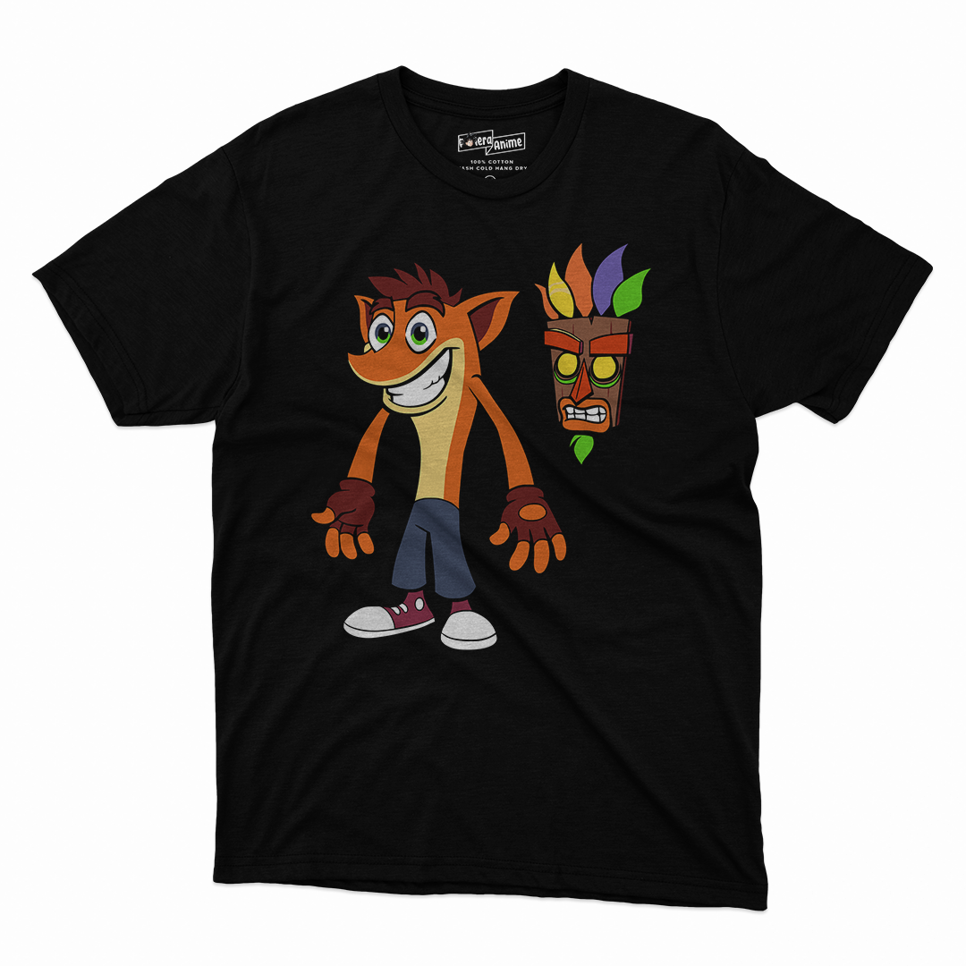 Polera Video  Juegos- Crash x Mask