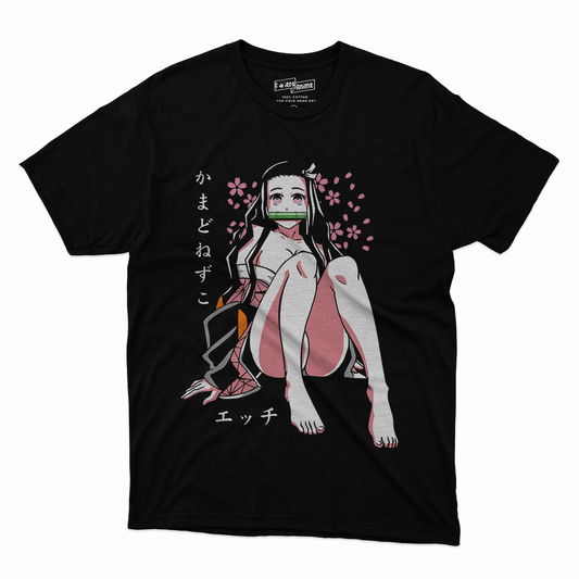 Polera Waifus- Nezuko Demon Slayer