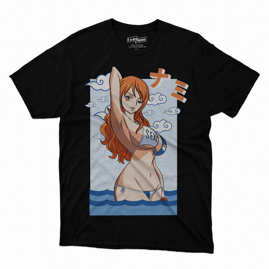 Polera Waifus- Nami One Piece